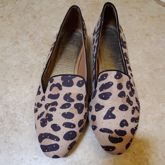 Women's leopard studded loafer shoes - Gianni Bini - Picture 1 of 5